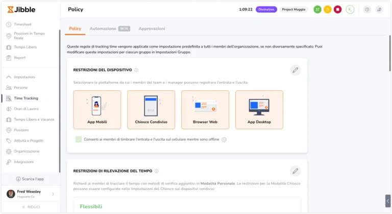 Device restrictions